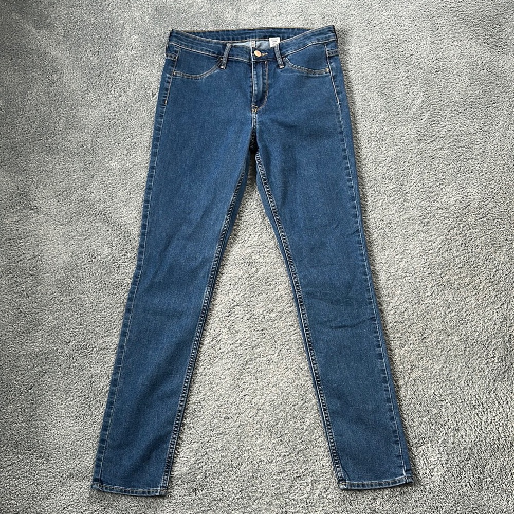 Old Navy Dark Blue Wash Skinny Ankle Jeans
